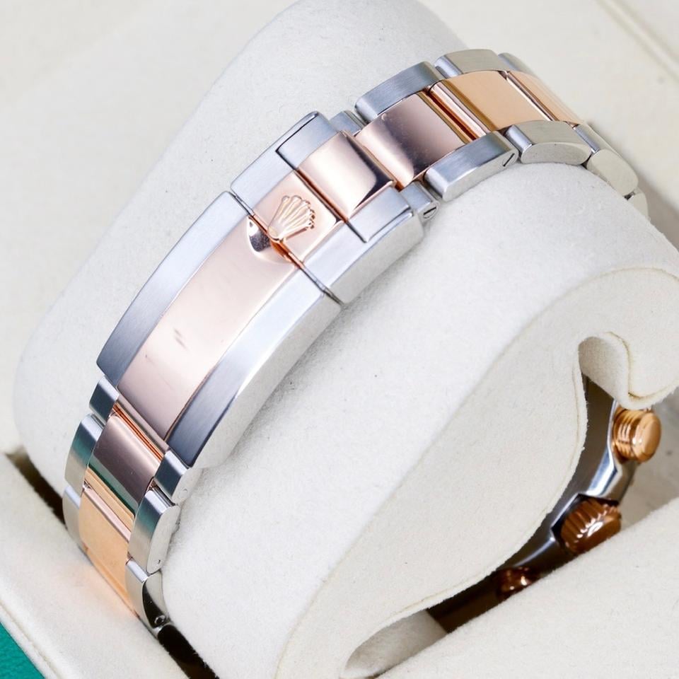Rolex Yacht-Master II 116681 Two-Tone Rose Gold & Steel White Dial