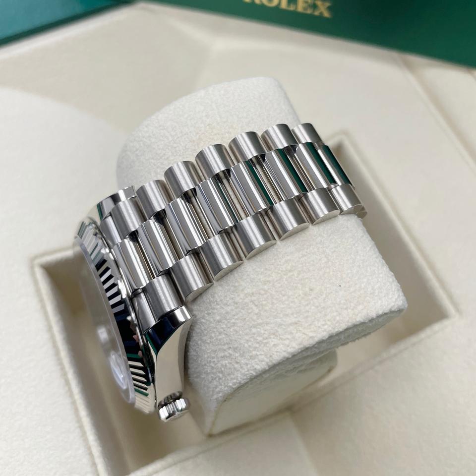 Rolex Day-Date 40 228239 Blue Ombré Roman Dial White Gold 40mm