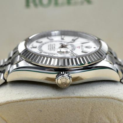 Rolex Sky-Dweller 326934 White Dial Stainless Steel Jubilee 42mm