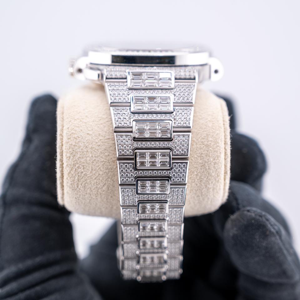 Patek Philippe Nautilus 5980/1400G-010 White Gold Black Diamond Dial