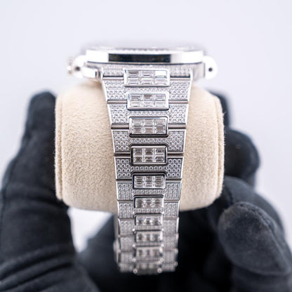 Patek Philippe Nautilus 5980/1400G-010 White Gold Black Diamond Dial