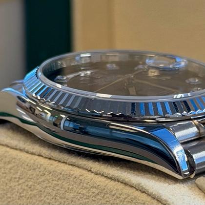 Rolex Day-Date 36 128239 Blue Ombré Diamond Dial White Gold 36mm