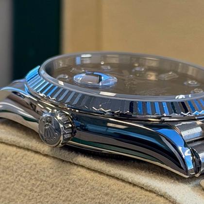 Rolex Day-Date 36 128239 Blue Ombré Diamond Dial White Gold 36mm