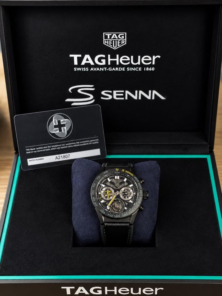 TAG Heuer Carrera Heuer-02T Senna Chronograph Tourbillon CAR5A99.FT6174