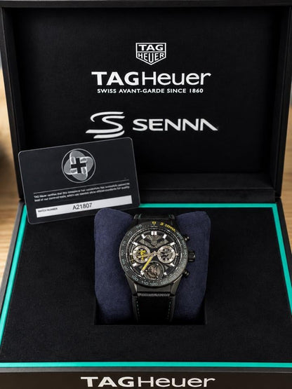 TAG Heuer Carrera Heuer-02T Senna Chronograph Tourbillon CAR5A99.FT6174
