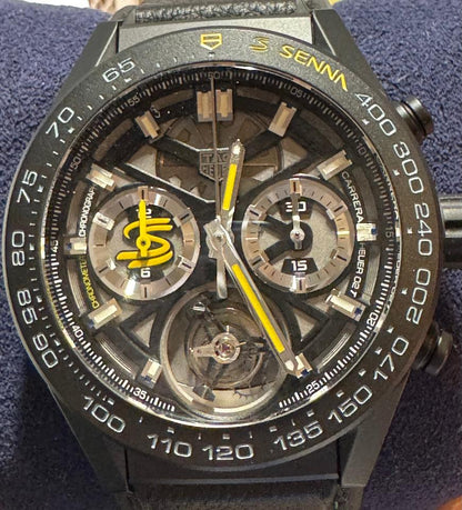 TAG Heuer Carrera Heuer-02T Senna Chronograph Tourbillon CAR5A99.FT6174