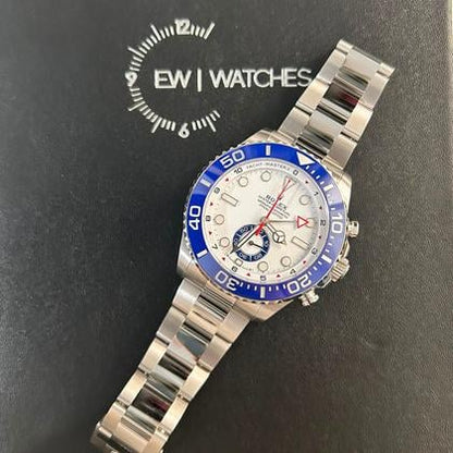 Rolex Yacht-Master II 126680 Oystersteel White Dial Blue Bezel 44mm