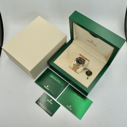 Rolex GMT-Master II 126718GRNR 2024 Yellow Gold Black Dial