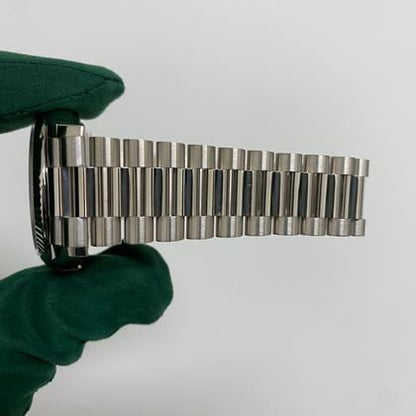 Rolex Day-Date 36 128239 White Gold Silver Index Dial President 36mm