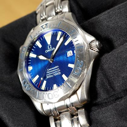 Omega Seamaster Diver 300M 2231.80 Titanium Electric Blue Dial 2006