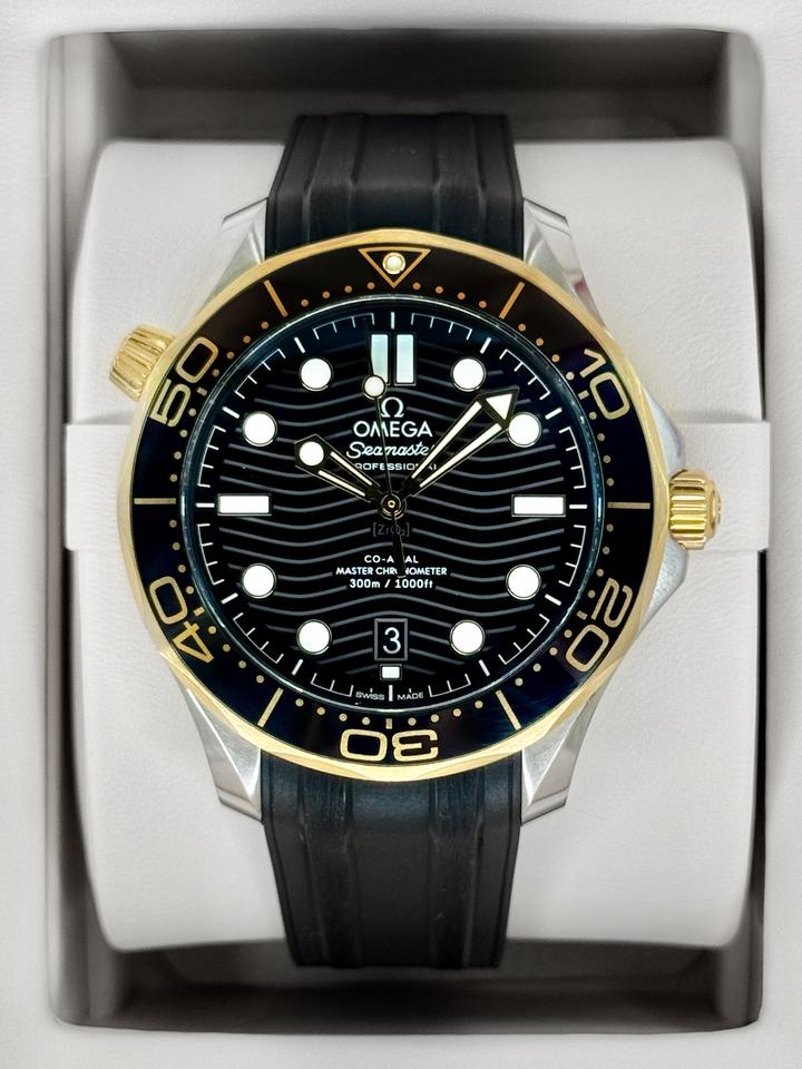 Omega Seamaster Diver 300M 210.22.42.20.01.001 2025 Two-Tone Black Dial