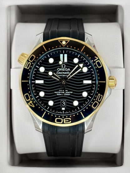 Omega Seamaster Diver 300M 210.22.42.20.01.001 2025 Two-Tone Black Dial