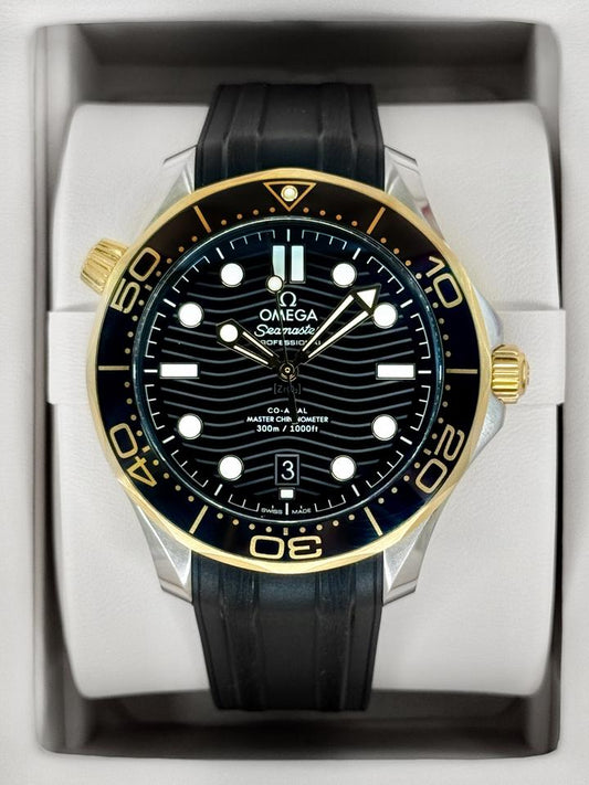 Omega Seamaster Diver 300M 210.22.42.20.01.001 2025 Two-Tone Black Dial