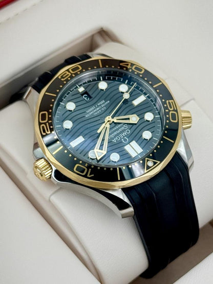 Omega Seamaster Diver 300M 210.22.42.20.01.001 2025 Two-Tone Black Dial