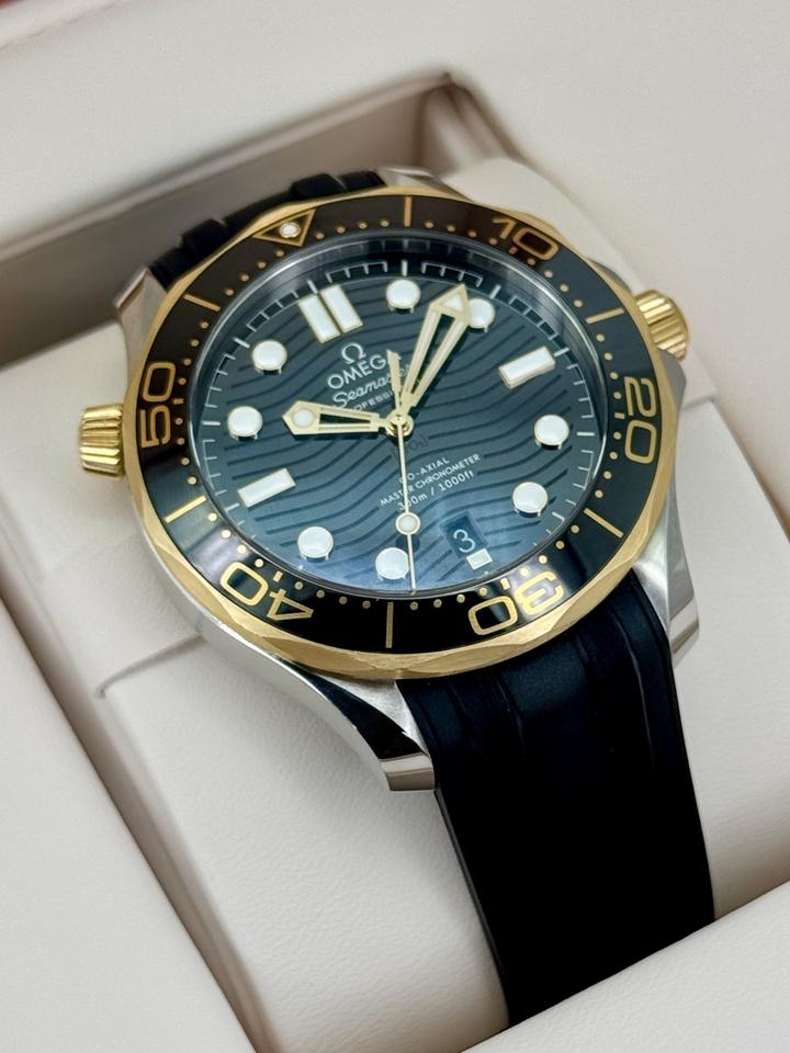 Omega Seamaster Diver 300M 210.22.42.20.01.001 2025 Two-Tone Black Dial