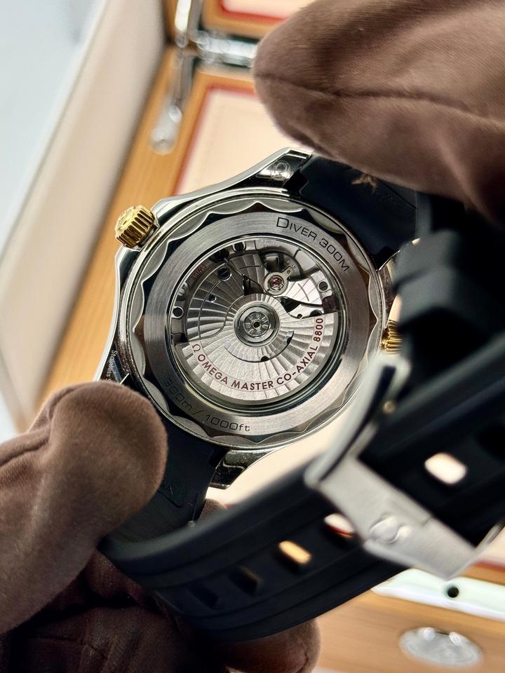 Omega Seamaster Diver 300M 210.22.42.20.01.001 2025 Two-Tone Black Dial