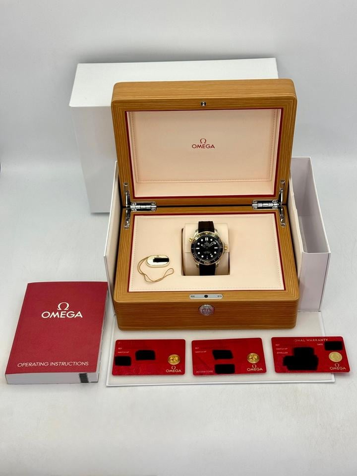 Omega Seamaster Diver 300M 210.22.42.20.01.001 2025 Two-Tone Black Dial