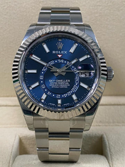 Rolex Sky-Dweller 326934 Blue Dial Stainless Steel 42mm