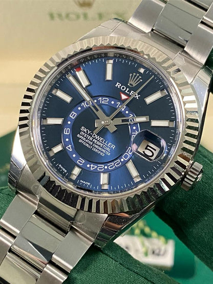 Rolex Sky-Dweller 326934 Blue Dial Stainless Steel 42mm