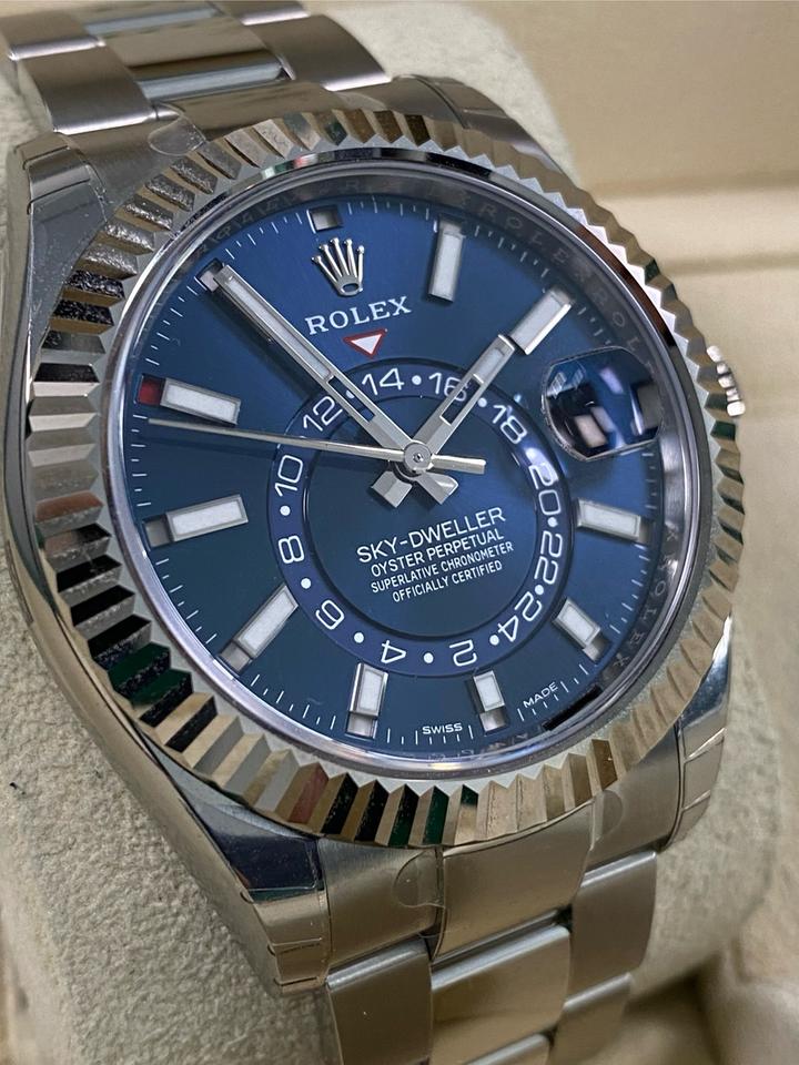 Rolex Sky-Dweller 326934 Blue Dial Stainless Steel 42mm