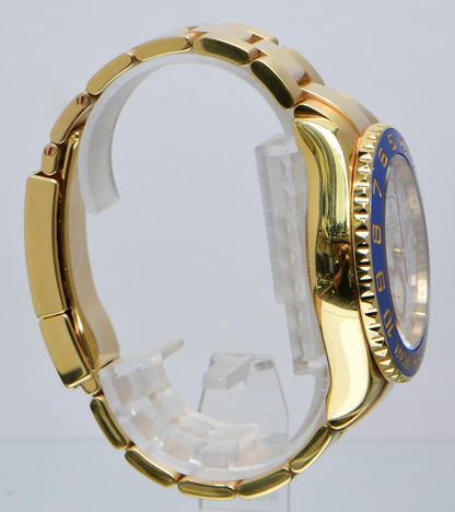 Rolex Yacht-Master II 116688 Yellow Gold White Dial Blue Bezel
