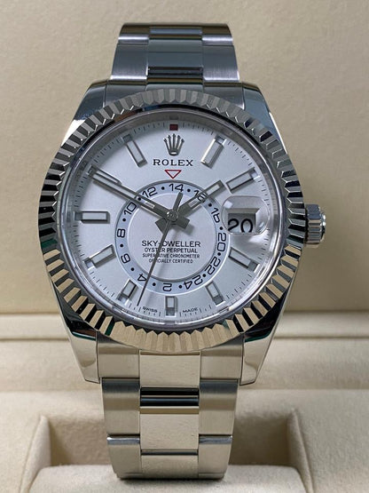 Rolex Sky-Dweller 326934 White Dial Stainless Steel 42mm
