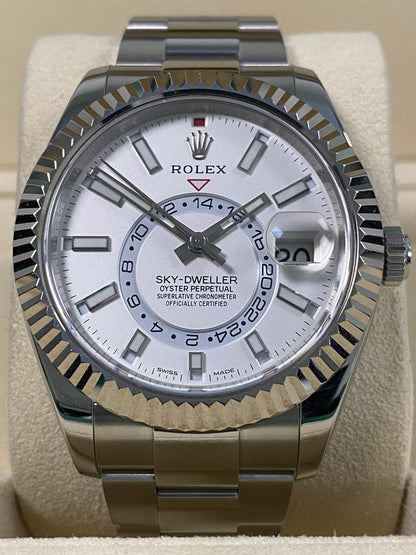 Rolex Sky-Dweller 326934 White Dial Stainless Steel 42mm