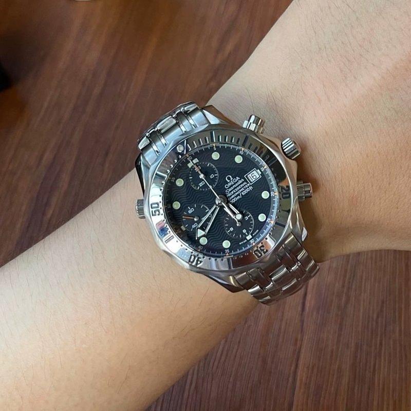 Omega Seamaster Diver 300M 25988000 Blue Dial Chronograph