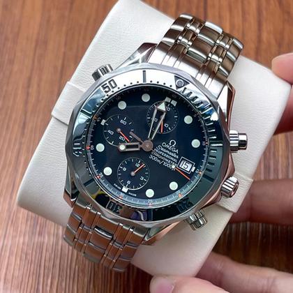 Omega Seamaster Diver 300M 25988000 Blue Dial Chronograph