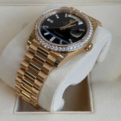 Rolex Day-Date 40 228348RBR Onyx Black Dial Yellow Gold 40mm