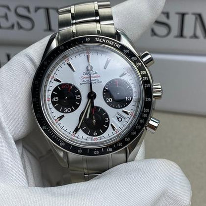Omega Speedmaster Date 323.30.40.40.04.001 White Dial