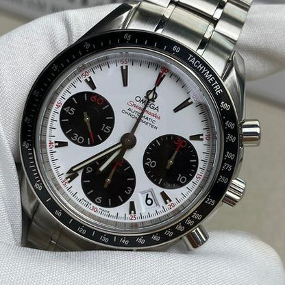Omega Speedmaster Date 323.30.40.40.04.001 White Dial