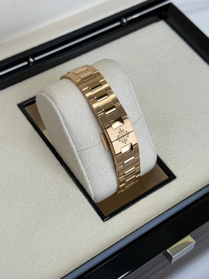 Patek Philippe Nautilus 7010/1R-013 32mm Purple Dial Rose Gold
